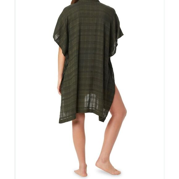 BEYOND Control Women’s Green Shirtdress Coverup Size Small OVERSIZED - Picture 12 of 12